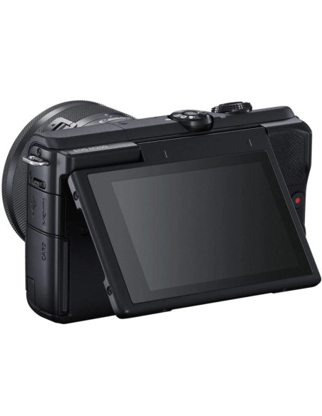 Camera foto mirrorless Canon EOS M200 dublu kit EF-M 15-45mm