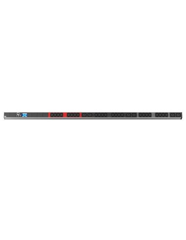 Bachmann prelungitor ALU 1HE 16A/400V/24xC13 6xC19, cordon 3,0