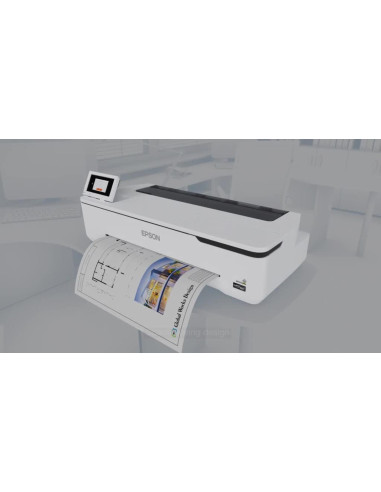 Plotter Epson Surecolor T5100N 36", format A0, 4 culori