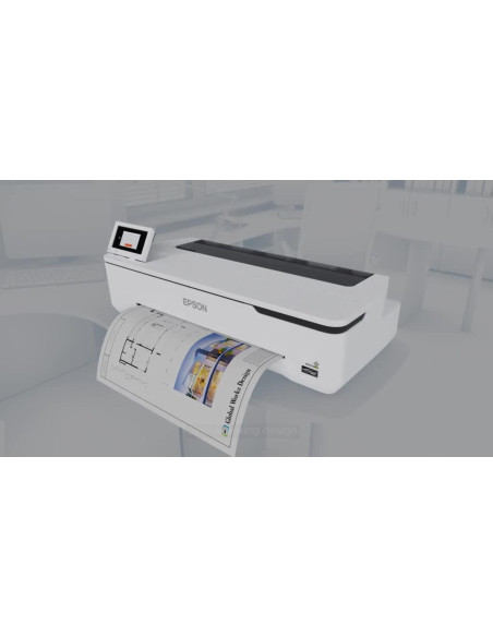 Plotter Epson Surecolor T5100N 36", format A0, 4 culori