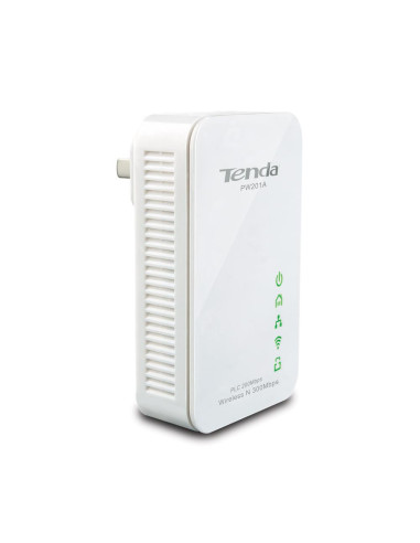 Tenda Wireless N300 Powerline Extender, PW201A, Standard and