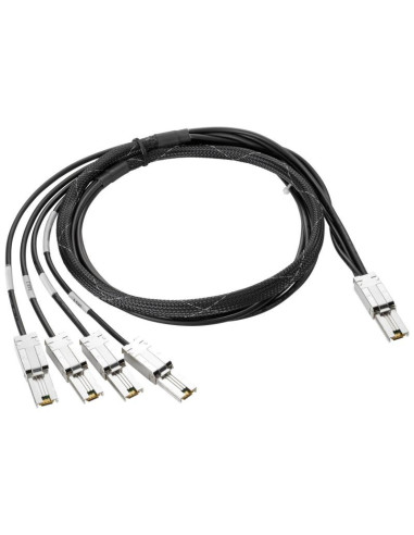 HPE StoreEver 2m External Mini-SAS to 4x1 Mini-SAS,AN975A