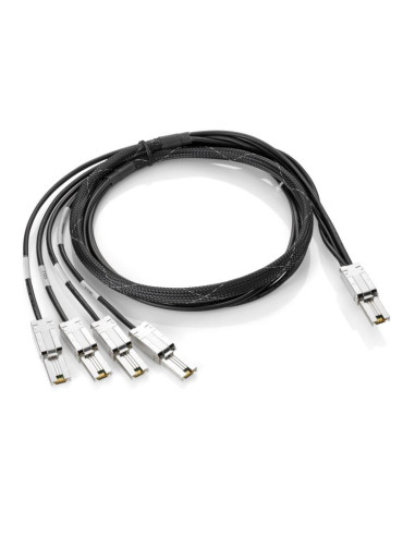 HPE StoreEver 2m External Mini-SAS to 4x1 Mini-SAS,AN975A