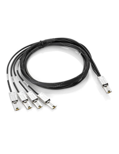 HPE StoreEver 2m External Mini-SAS to 4x1 Mini-SAS,AN975A