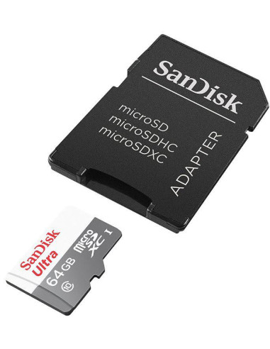 Card de memorie SanDisk Ultra Micro SD, 64GB, Adaptor SD