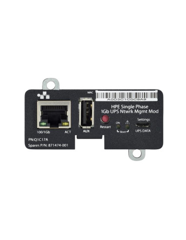 HPE Single Phase 1Gb UPS Ntwrk Mgmt,Q1C17A
