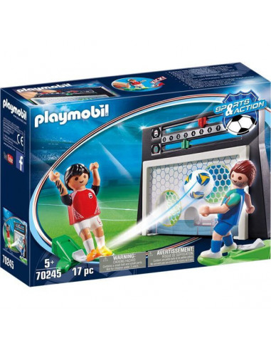 Playmobil: Poarta de fotbal cu perete țintă 70245,70245