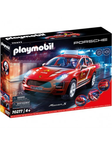 Playmobil: Mașină de pompier Porsche Macan S 70277,70277