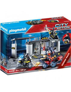 Playmobil: Unitate specială și centru SWAT portabil 70338,70338