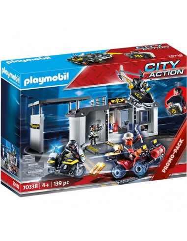 Playmobil: Unitate specială și centru SWAT portabil 70338,70338