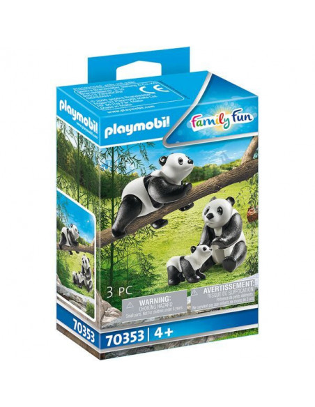 Playmobil: Familie de urși panda 70353