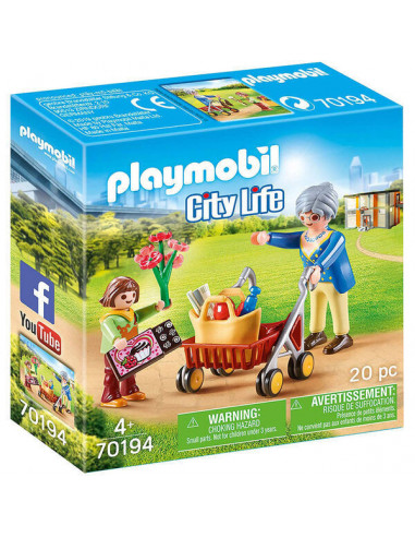 Playmobil City life: Cumpărături cu bunica 70194,70194