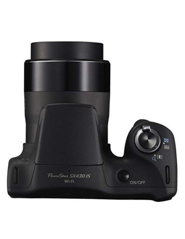 Camera foto Canon PowerShot SX430IS BLACK, 20 MP, senzor CCD