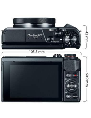 Camera foto Canon PowerShot G7x MARK II, 20.1Mpx, sensor CMOS