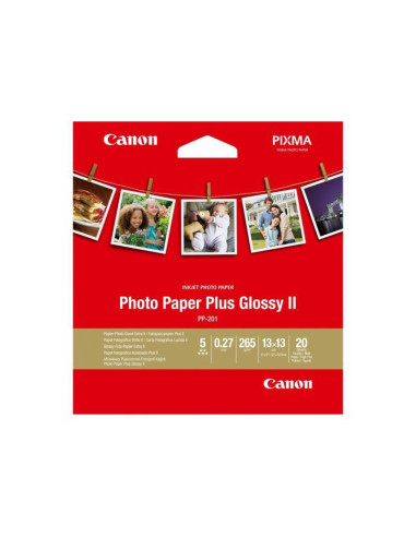 Hartie foto Canon PP-201, dimensiune 13x13 CM, 20 coli, tip