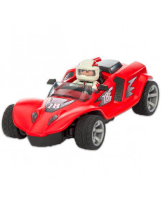Maşina de curse cu telecomandă, roşie - 9090