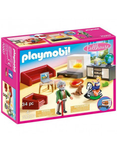 Playmobil Dollhouse, Camera de zi confortabilă - 70207,70207