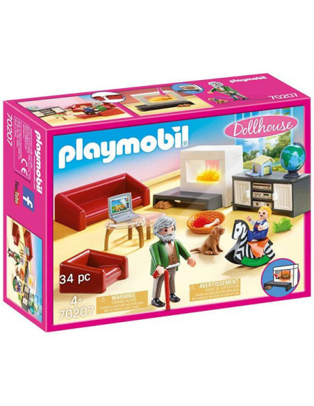 Playmobil Dollhouse, Camera de zi confortabilă - 70207