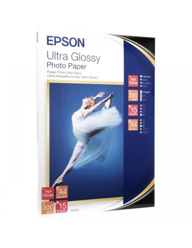 Hartie foto Epson S041927, dimensiune A4, 15 coli, tip ultra
