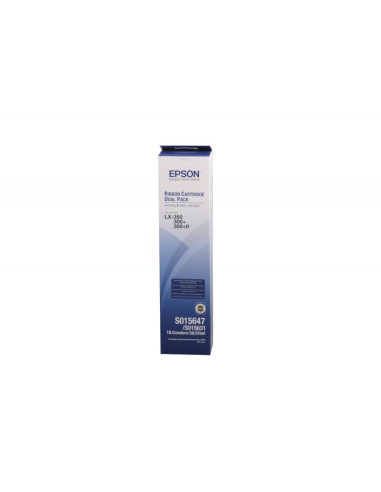 Ribbon Epson S015647 dualpack, negru, pentru Epson,C13S015647