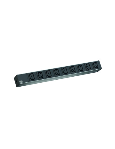 Bachmann, PDU 9 prize IEC320 non-heating, 1U, impamantare, FARA