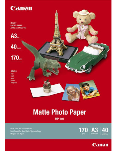 Hartie foto Canon MP-101 A3, dimensiune A3, 40 coli, tip matte
