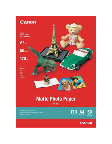 Hartie foto Canon MP-101 A4, dimensiune A4, 50 coli, tip matte