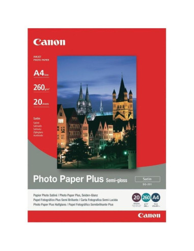Hartie foto Canon PP-201 13x18, dimensiune 13x18 cm, 20 coli