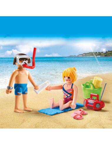 Playmobil: Set cu 2 figurine - Oameni la plajă 9449,9449