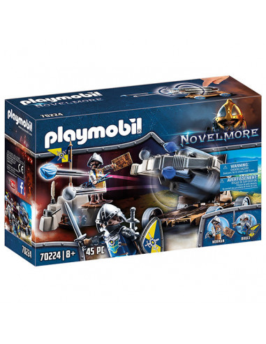 Playmobil: Cavalerii de Novelmore cu tun de apă - 70224,70224