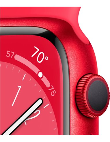 Apple Watch S8 GPS 41mm (PRODUCT)RED Aluminium Case with (PRODUCT)RED Sport Band -