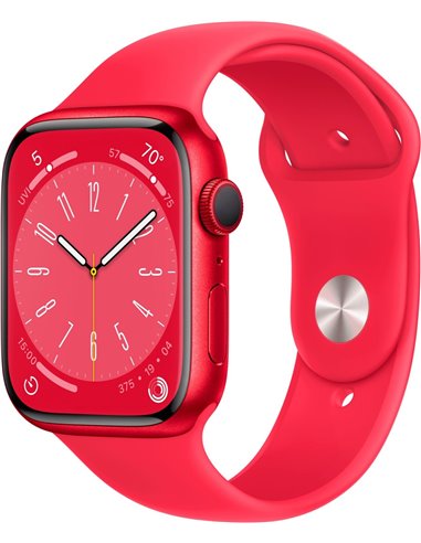 Apple Watch S8 GPS 41mm (PRODUCT)RED Aluminium Case with (PRODUCT)RED Sport Band -