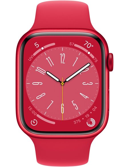 Apple Watch S8 GPS 41mm (PRODUCT)RED Aluminium Case with (PRODUCT)RED Sport Band -