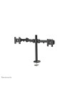 Neomounts by Newstar full motion dual desk mount (grommet) for two 10- 27" monitor screens, height adjustable - Black  General M