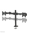 Neomounts by Newstar full motion dual desk mount (grommet) for two 10- 27" monitor screens, height adjustable - Black  General M