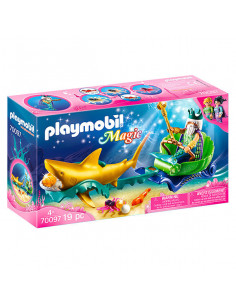 Playmobil Magic: Regele mării cu caleaşcă trasă de rechin -