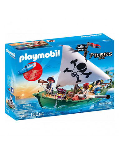 Playmobil Pirates - Navă pirat cu motor subacvatic 70151,70151