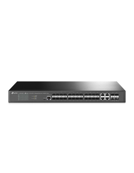 Switch TP-Link TL-SG3428XF, Jetstream, managed L2, 20 Gigabit SFP Slots, 4 Gigabit RJ45 SFP Combo Ports, 4 10GE SFP+ Slots, 1 RJ