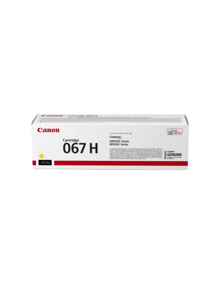 Toner Canon CRG067HY, Galben, capacitate 2350 pagini, pentru LBP-631   LBP-631-cw   LBP-633   LBP-633cdw   CRG-067Y   CRG067Y  