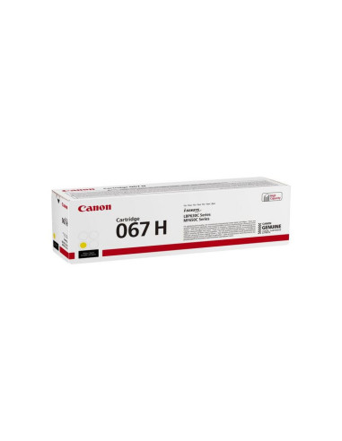 Toner Canon CRG067HY, Galben, capacitate 2350 pagini, pentru LBP-631   LBP-631-cw   LBP-633   LBP-633cdw   CRG-067Y   CRG067Y  