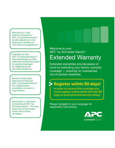 Extensie garantie APC 1 an pentru produs nou valabila pentru accesorii APC