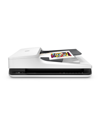 L2747A,Scanner HP Scanjet Pro 2500 F1 Flatbed, A4, tip flatbed, viteza scanare: max 20ppm/40ipm(300dpi), duplex, ADF 50 coli, Al