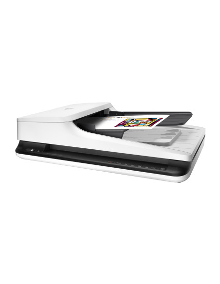 L2747A,Scanner HP Scanjet Pro 2500 F1 Flatbed, A4, tip flatbed, viteza scanare: max 20ppm/40ipm(300dpi), duplex, ADF 50 coli, Al