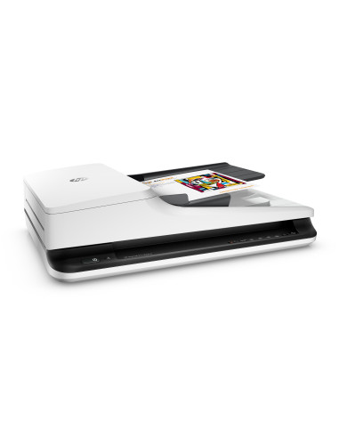 L2747A,Scanner HP Scanjet Pro 2500 F1 Flatbed, A4, tip flatbed, viteza scanare: max 20ppm/40ipm(300dpi), duplex, ADF 50 coli, Al
