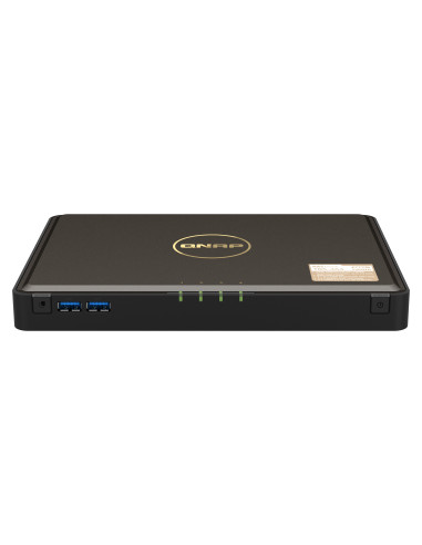 NAS QNAP 464 4-Bay, CPU Intel Celeron Jasper Lake N5105 N5095 Quad Core, burst up to 2.9GHz, RAM onboard 8GB DDR4 (not expandabl