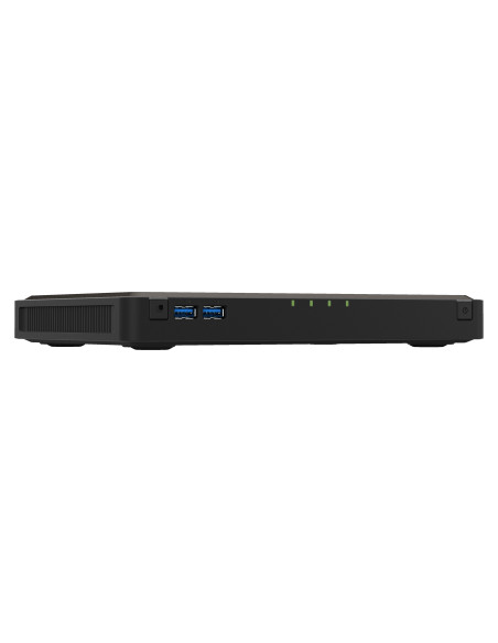 NAS QNAP 464 4-Bay, CPU Intel Celeron Jasper Lake N5105 N5095 Quad Core, burst up to 2.9GHz, RAM onboard 8GB DDR4 (not expandabl