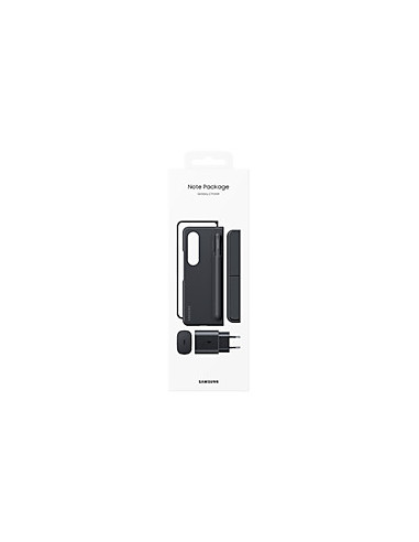 SAMSUNG Galaxy Z Fold 4 Note Pack - Standing Cover si S Pen si Travel Adapter 25W Black