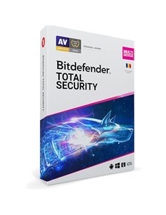 Antivirus Bitdefender Total Security Multi-Device, 5 Dispozitive, 2 Ani, Licenta noua, Retail
