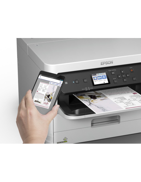 Imprimanta inkjet color Epson WF-5290DW, dimensiune A4, duplex, viteza max 34ppm alb-negru si color, rezolutie max 4800x1200dpi,