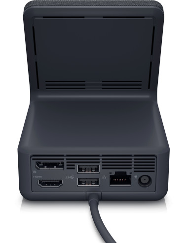 Dell Dual Charge Dock HD22Q, Wireless Qi v1.3 charging for mobile devices, Ports  Video ports  1 x HDMI 2.1 port (rear), 1 x Dis